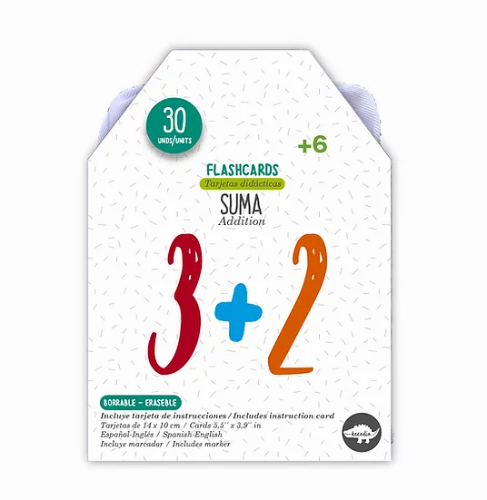 Flashcards Sumas Cartas Didácticas