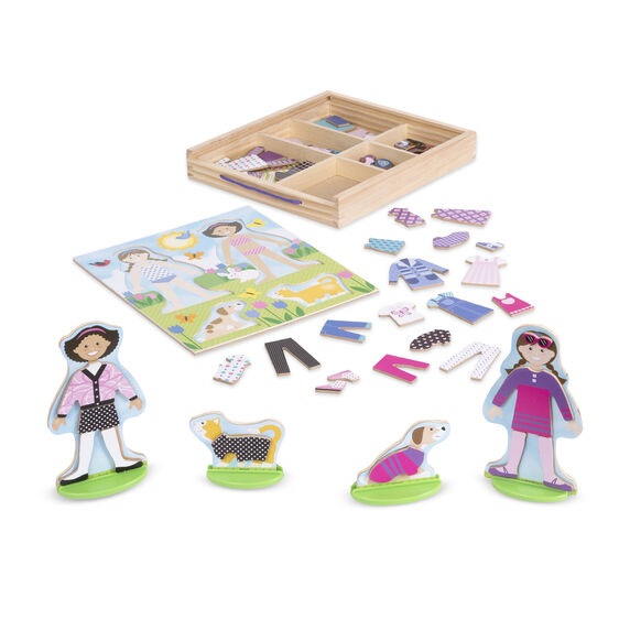 Juego magnético de vestir Mejores amigas
