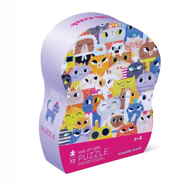 Rompecabezas X 72 pc gatos