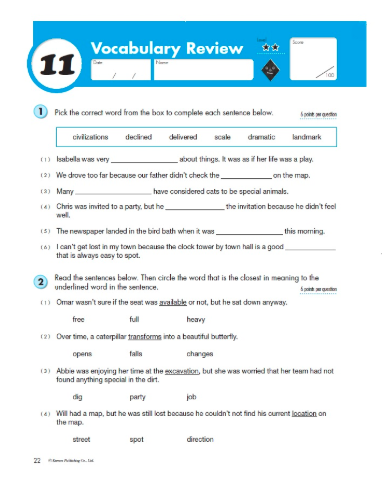 Libro Kumon Reading Grade 5 para niños niñas