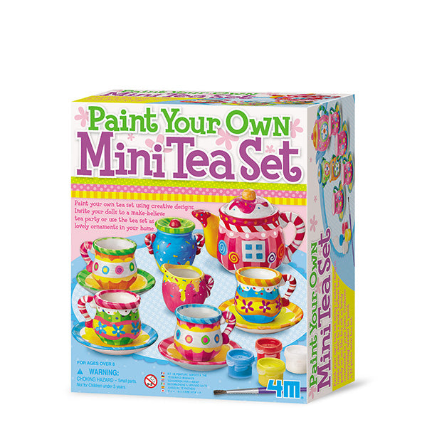 Mini juego de té para pintar