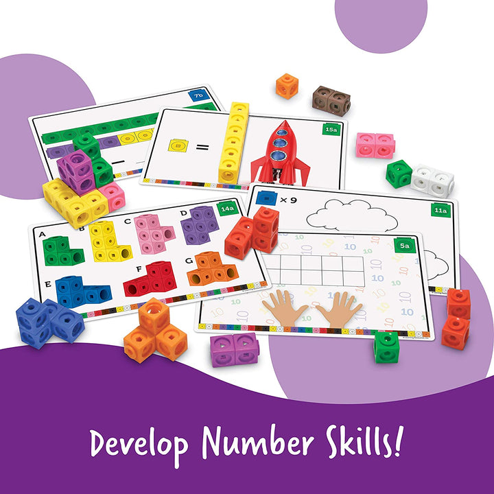 Juego Matemático Cubos de Construcción Para Niños