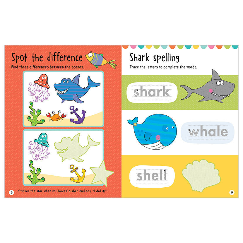 Libro De Actividades Big Stickers for Little Hands My Amazing and Awesome