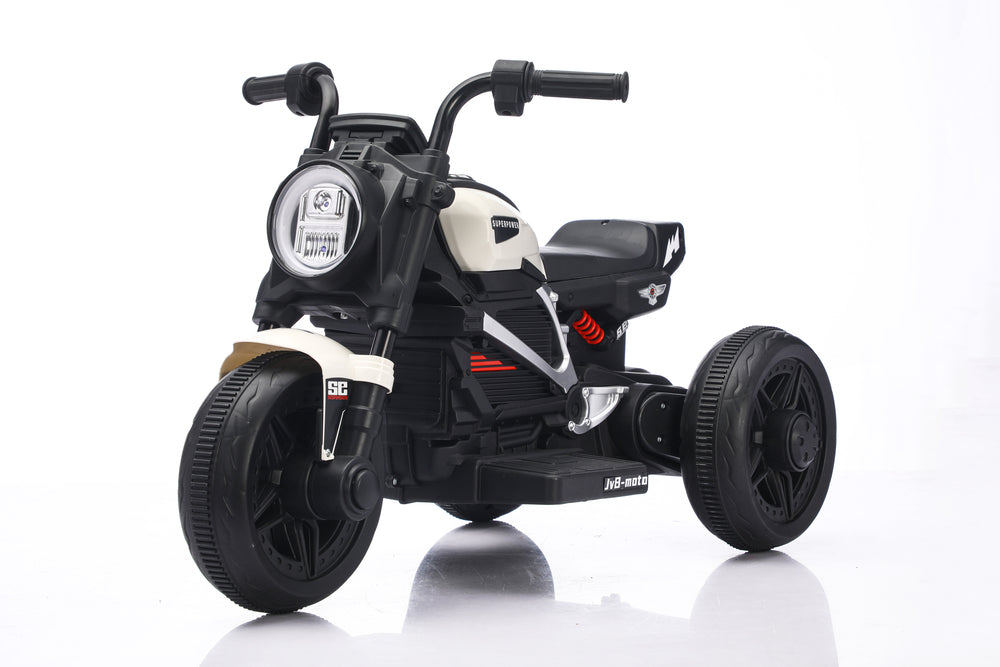 Moto Eléctrica Montable Sonidos Y Luces Blanco Niños