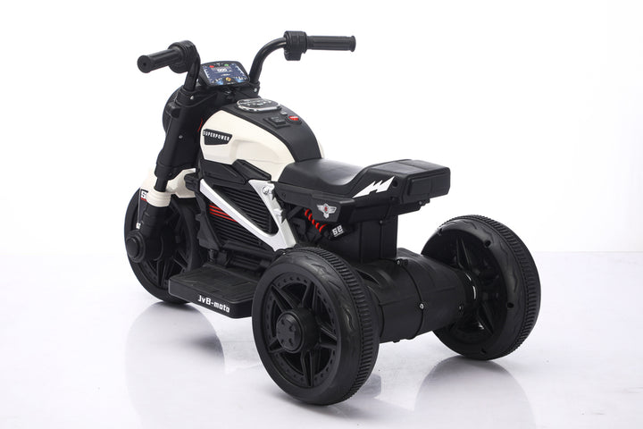 Moto Eléctrica Montable Sonidos Y Luces Blanco Niños