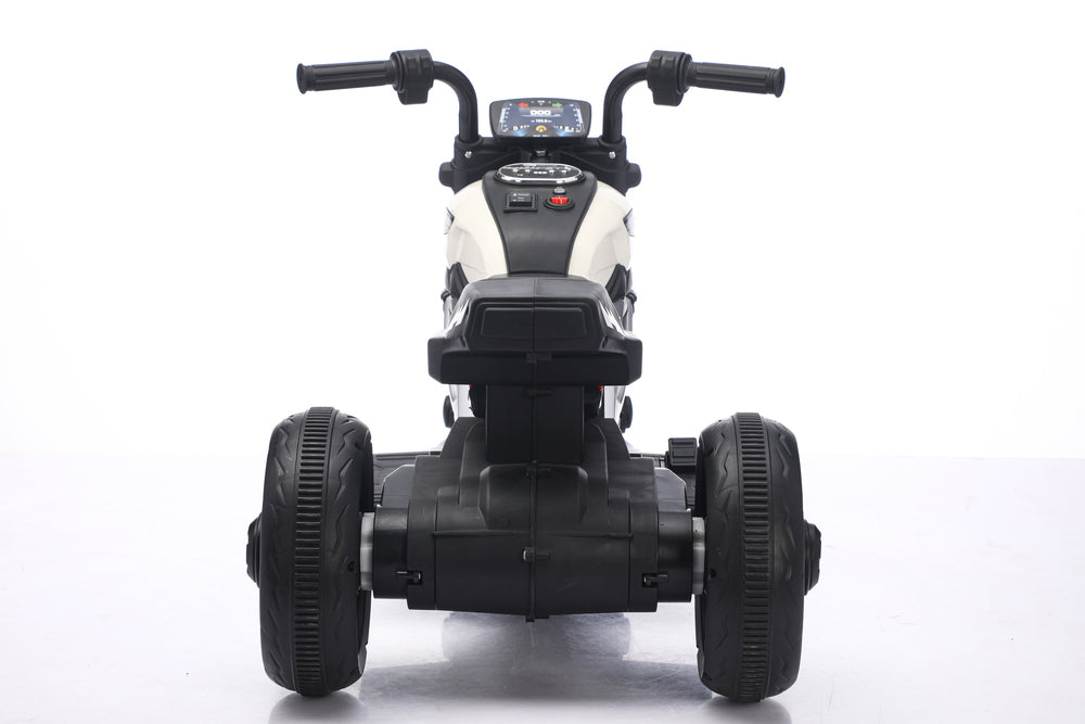 Moto Eléctrica Montable Sonidos Y Luces Blanco Niños
