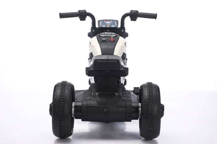 Moto Eléctrica Montable Sonidos Y Luces Blanco Niños