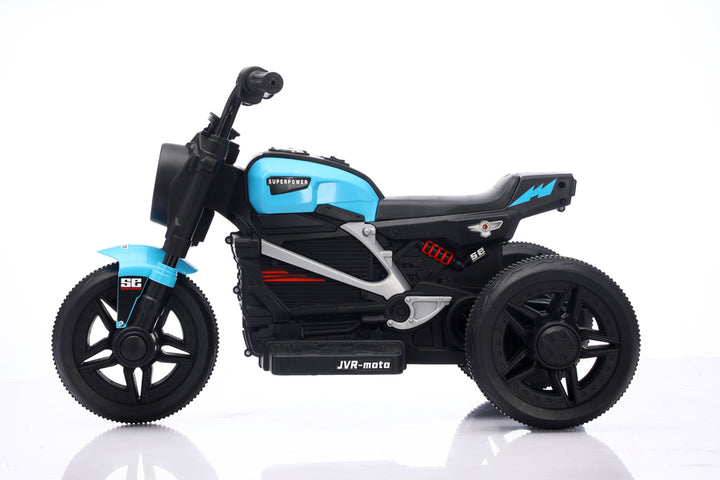 Moto Eléctrica Montable Sonidos Y Luces Azul Niños