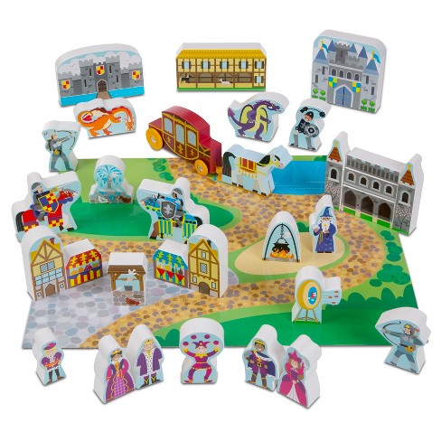 Juego set Castillo de madera