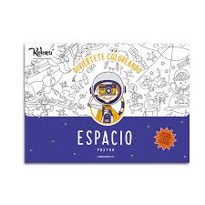 Póster para colorear Espacio + stickers