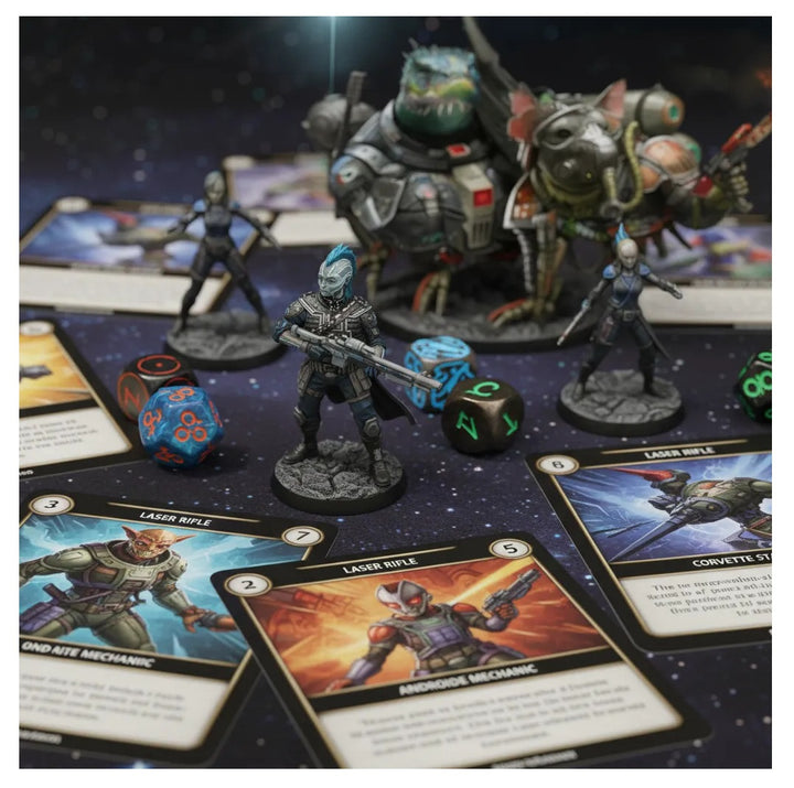 Juego de Mesa Caja Inicial Starfinder Beginner Devir Para Adultos