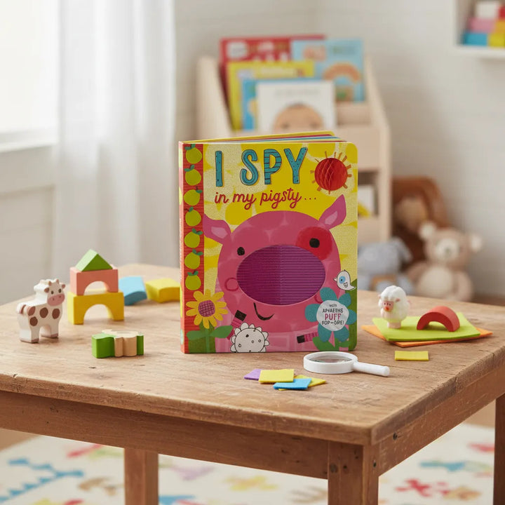 Libro Didáctico Interactivo I Spy in My Pigsty Para Niños