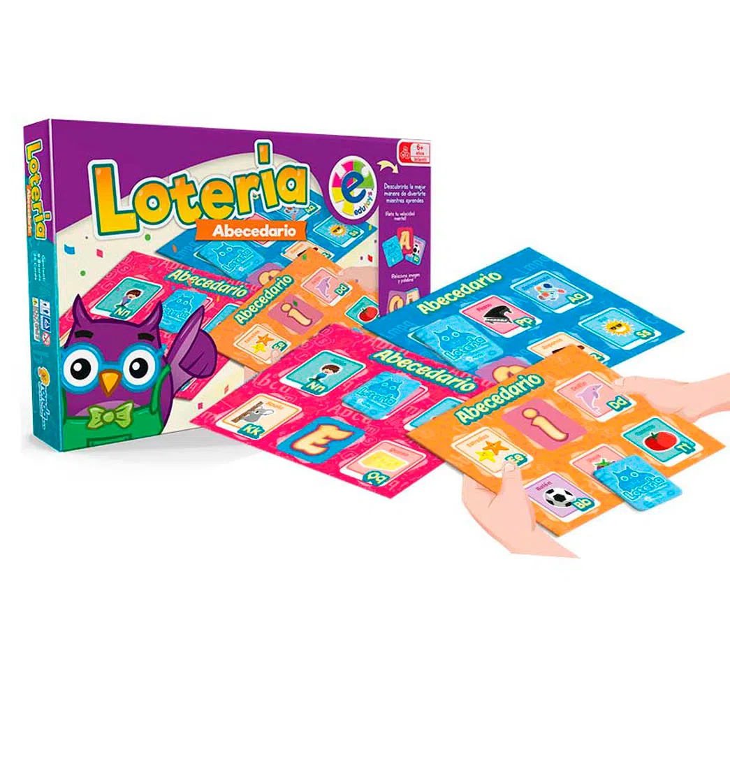 Juego Didactico Loteria Abecedario Ronda