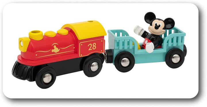 Pista De Trenes Mickey En Madera Con Sonido