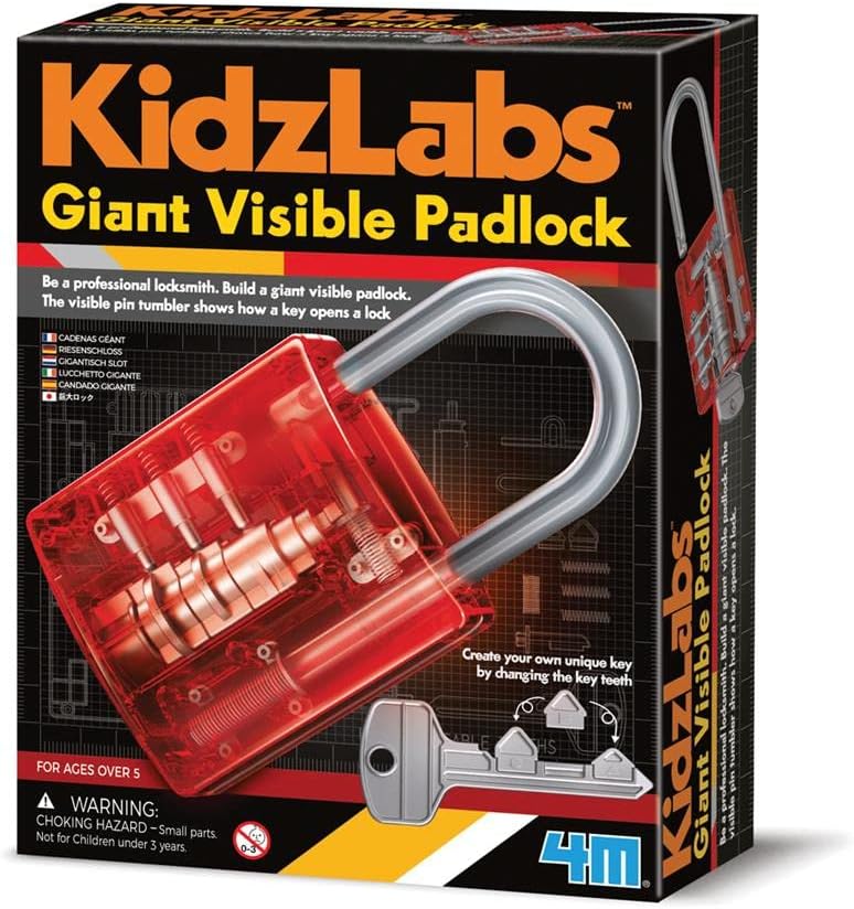 juego Experimento Candado Gigante para niños