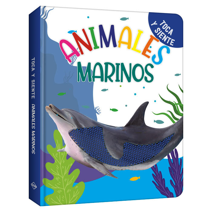 Libro Sensorial Tocar Y Sentir Animales Marinos