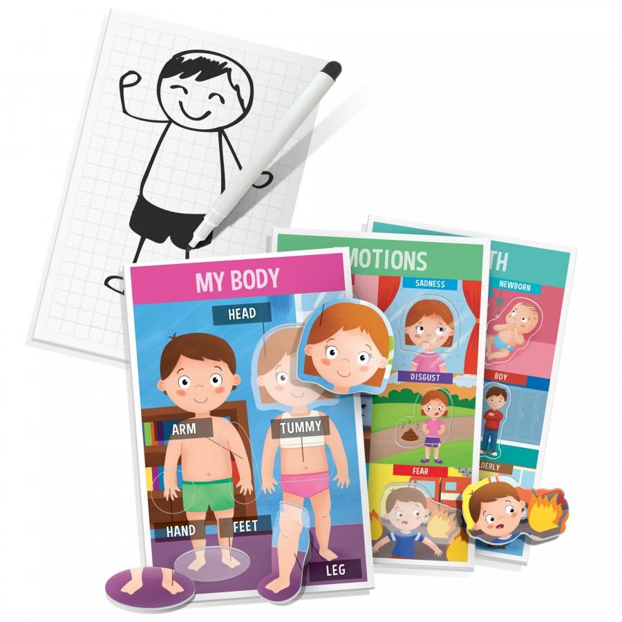 Juego Montessori Conoce EL Cuerpo Humano