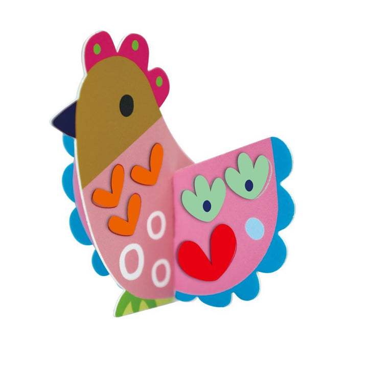 Set De Arte Y Manualidades Animales Del Jardin Con Stickers