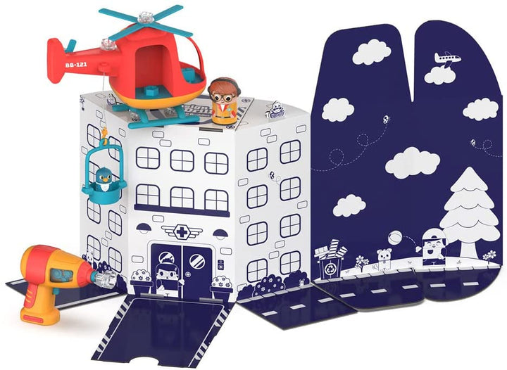 juego didáctico Construye Tu Propio Helicoptero para niños
