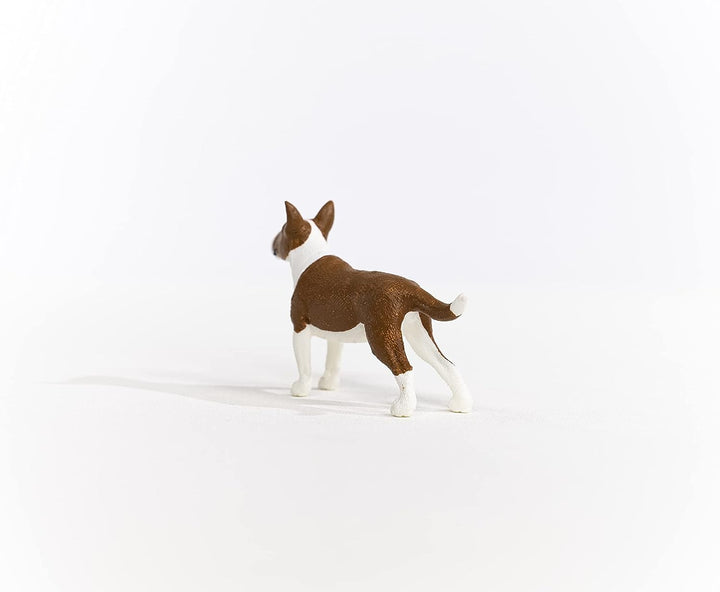 Figura Animales Perro Bull Terrier Pintado A Mano