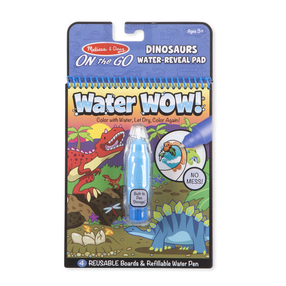 Libro para Pintar con Agua Dinosaurios