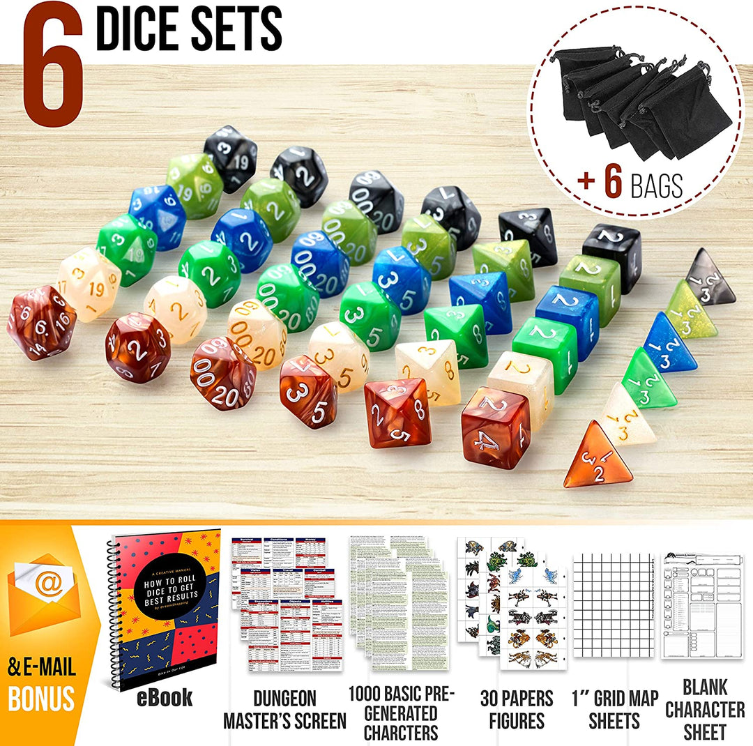 Juego De Mesa Dungeons Y Dragons Caja De Inicio