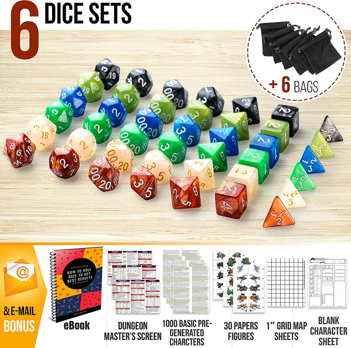 Juego De Mesa Dungeons Y Dragons Caja De Inicio