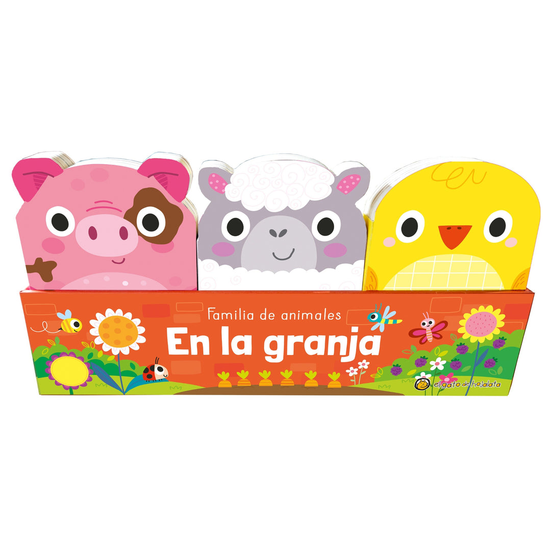 Set De Libros En La Granja Familia De Animales