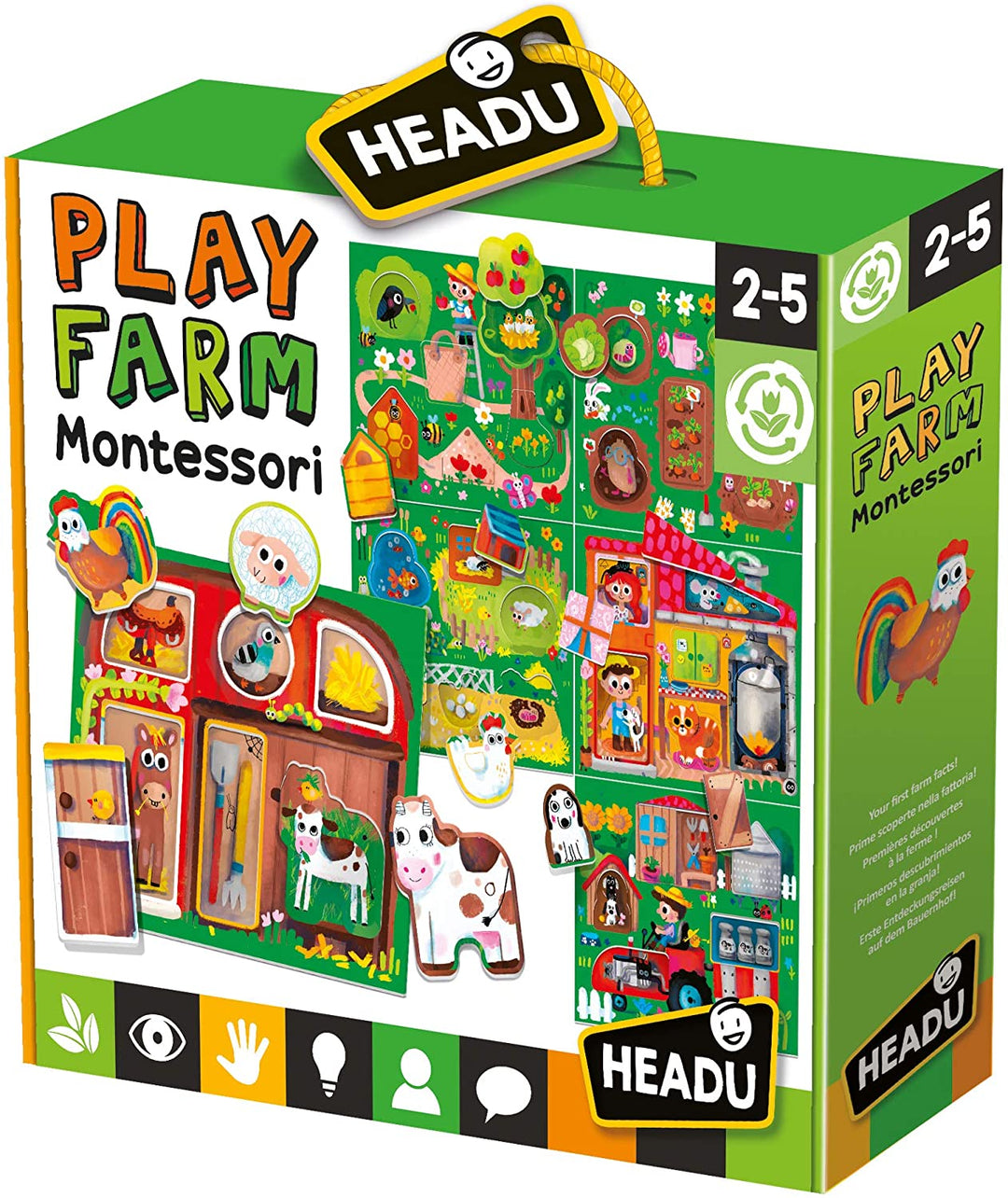 Juego Montessori Vida En La Granja