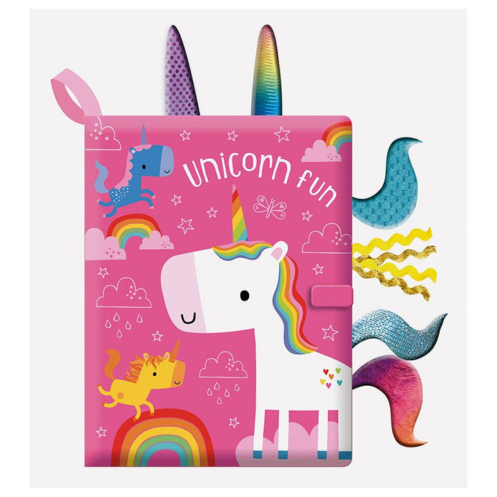 Libro De Texturas Suave Unicornio