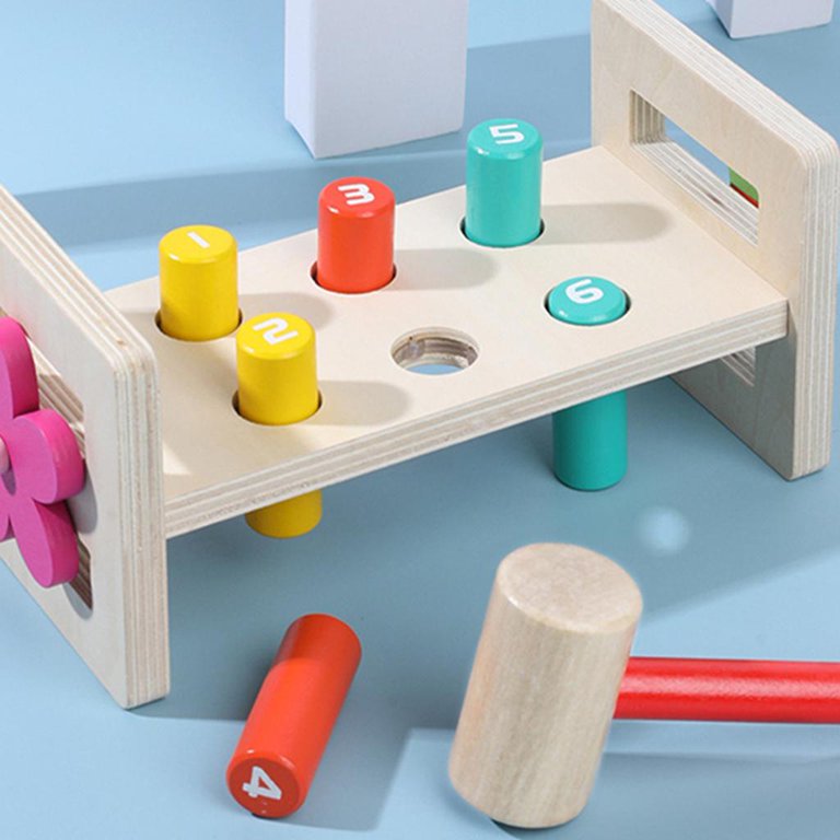 Juego Didactico Banquito Para Martillar