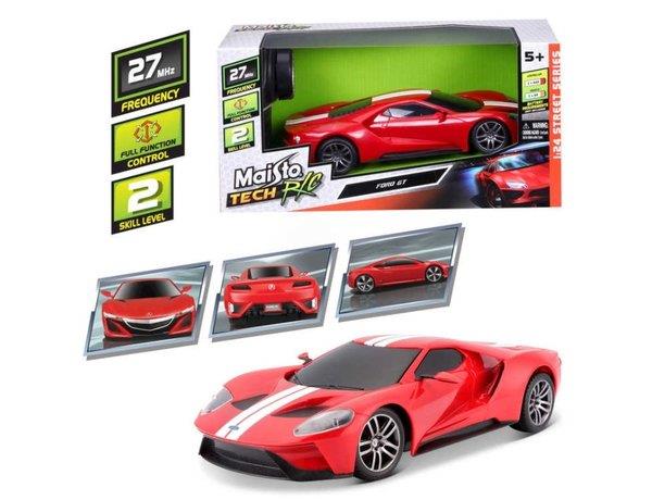 Carro A Control Remoto Ford Gt 1:24 Para Niños Adultos