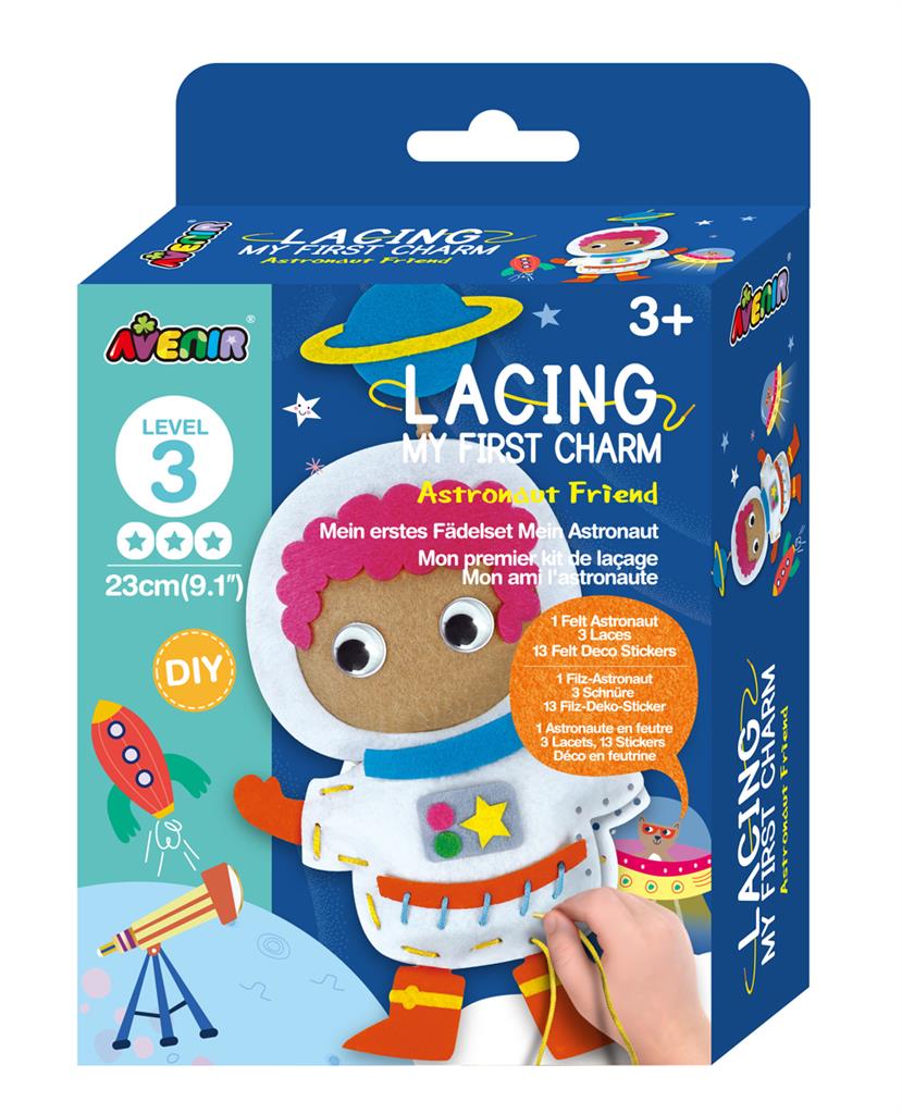 Set De Arte Y Manualidades Amigos Tejidos Astronauta Lv3