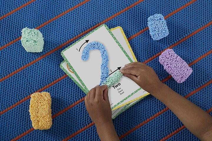Set De Arte Los Números Con Espuma Sensorial