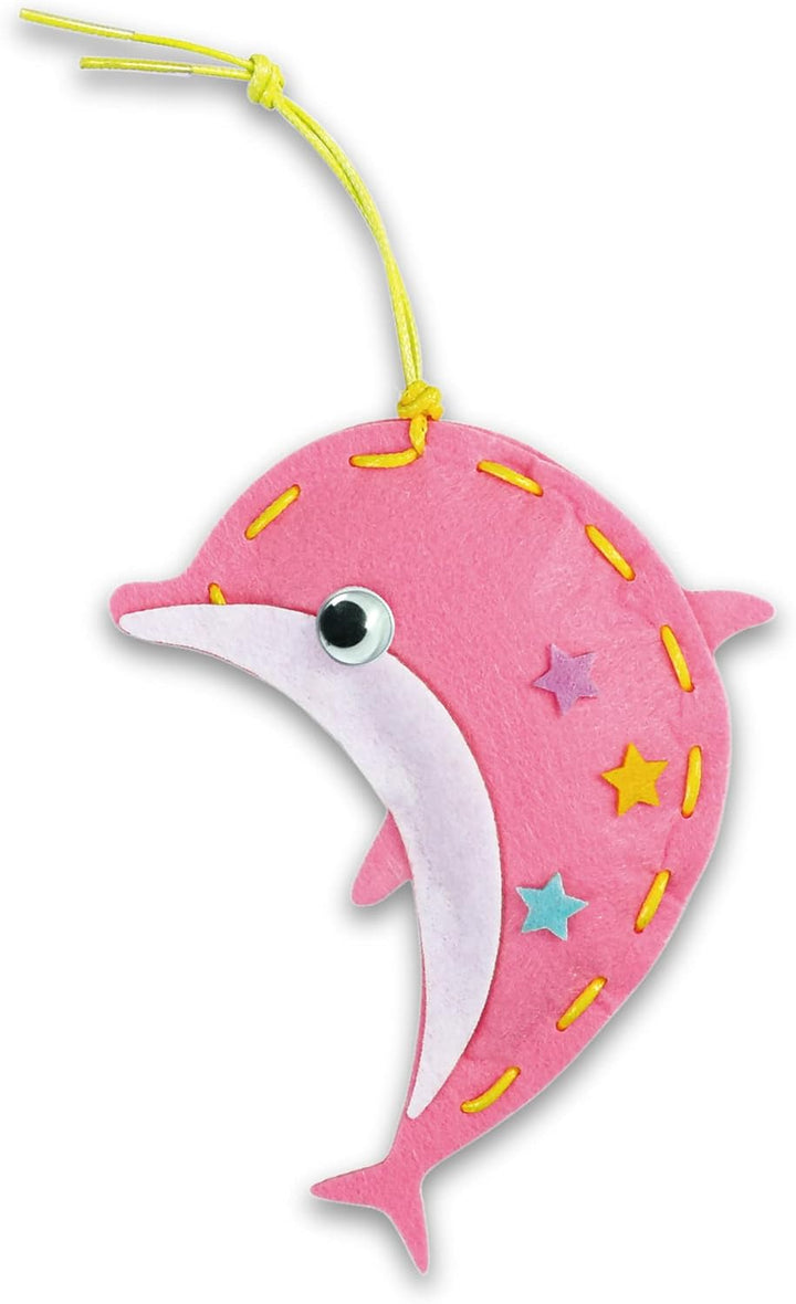 Set De Arte Y Manualidades Animales Del Mar Tejidos Lv1