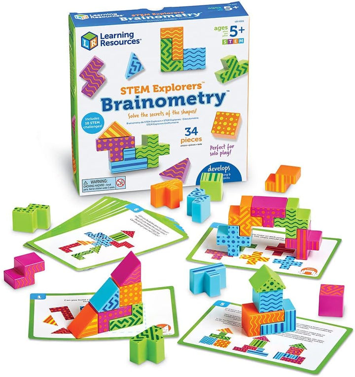 Juego Didactico Bloques Geométricos Niños
