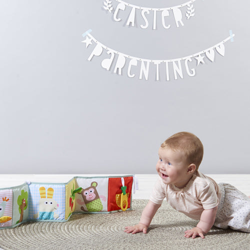 Libro Sensorial En Tela Para Bebe 3 En 1