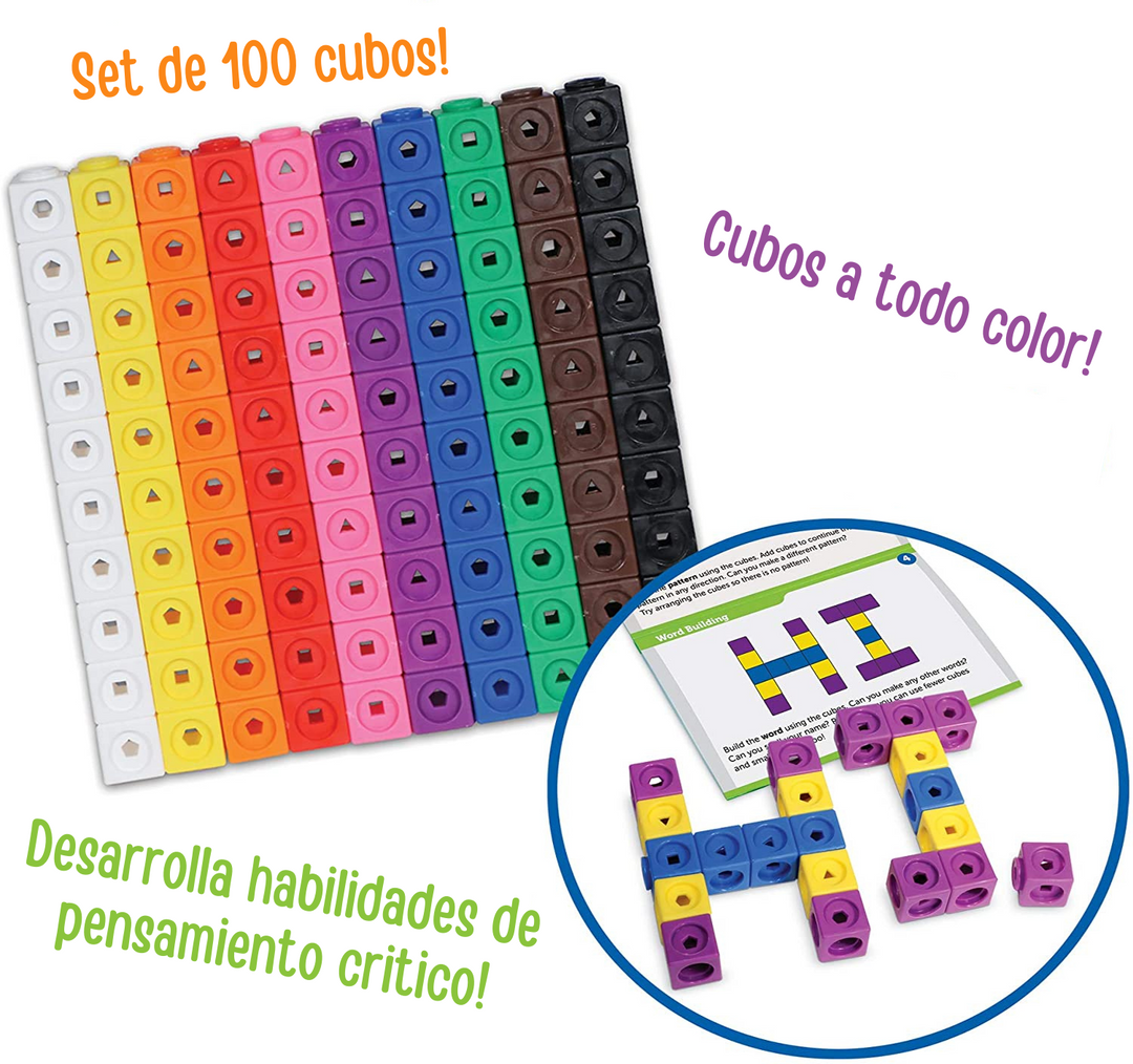 Juego Didáctico Matemático De Construcción Para Niños