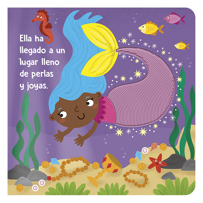 Libro Sensorial Secreto De Las Sirenas Tocar Y Sentir