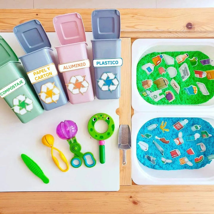 Mesa Sensorial Montessori 2 En 1