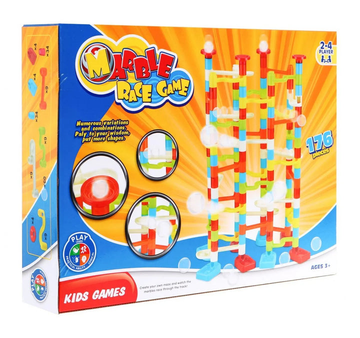 Juego Laberintos De Carreras 176 Piezas Niños