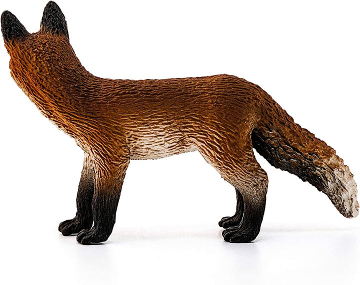 Figura Animales Zorro Pintado A Mano