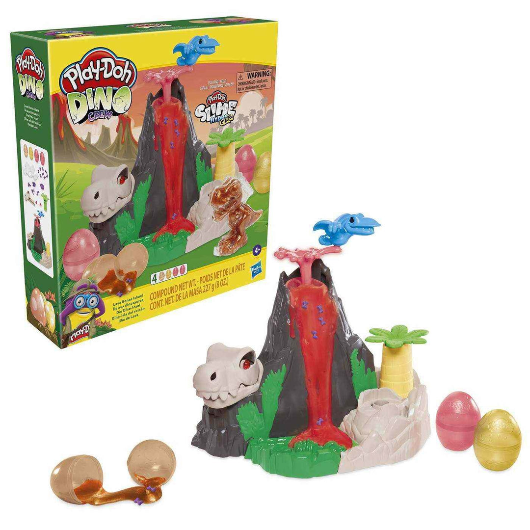 Set De Slime Dino Isla Del Volcan