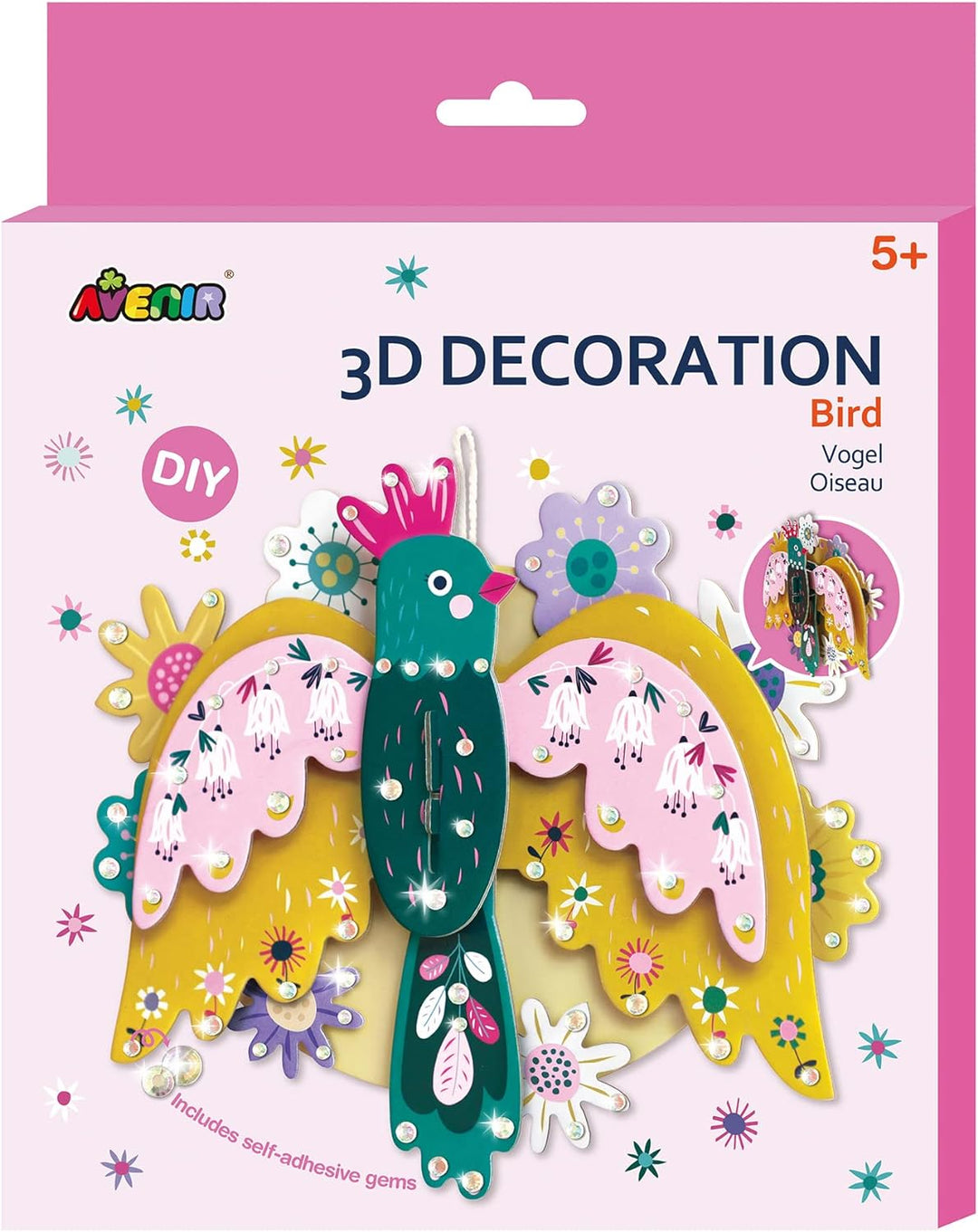 Set De Arte Y Manualidades Ave En 3D