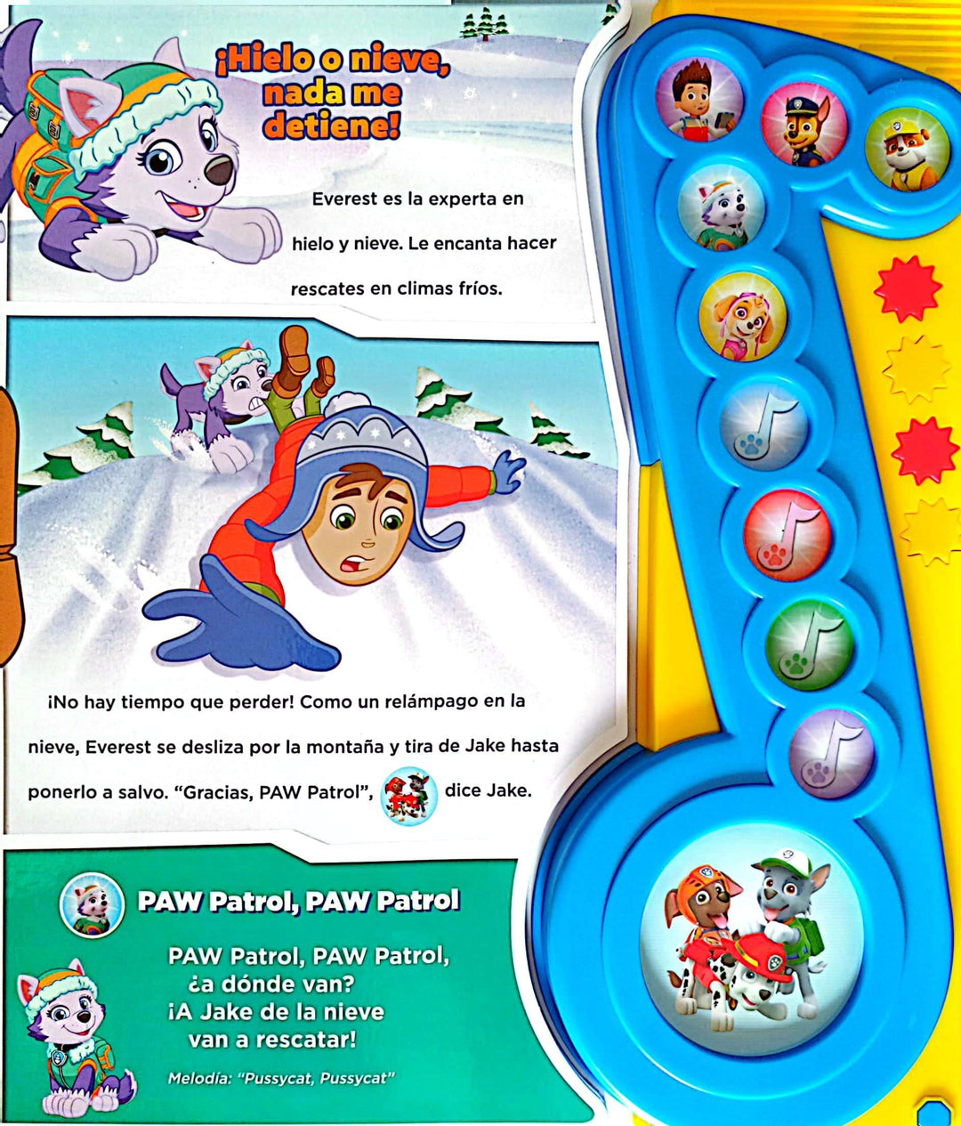 Libro Interactivo Canciones Grandiosas Paw Patrol