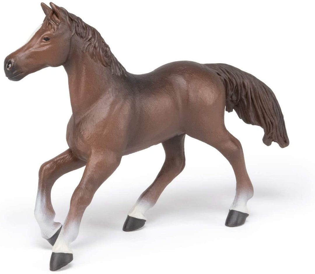 Figura Caballo Anglo Árabe Pintada a Mano