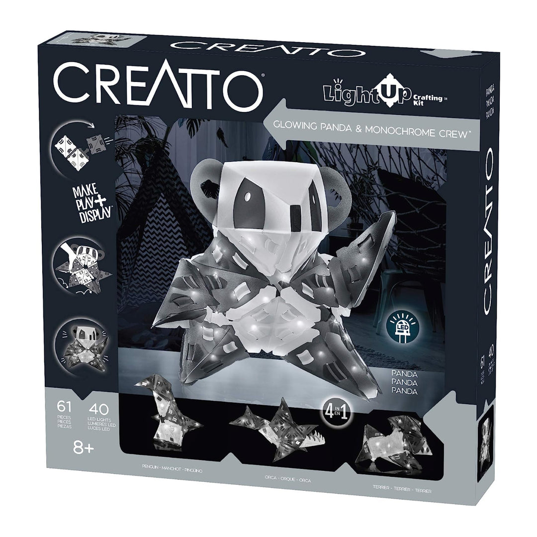 Rompecabezas 3D Animales Monocromaticos LED