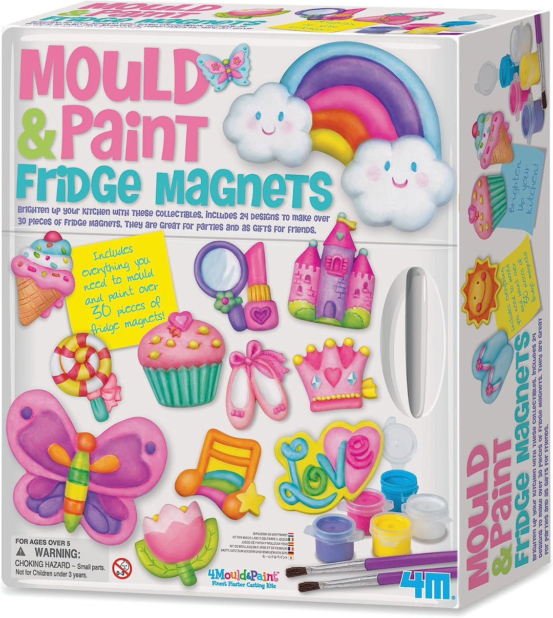 Kit De Arte Moldea Y Pinta Imanes Para La Nevera