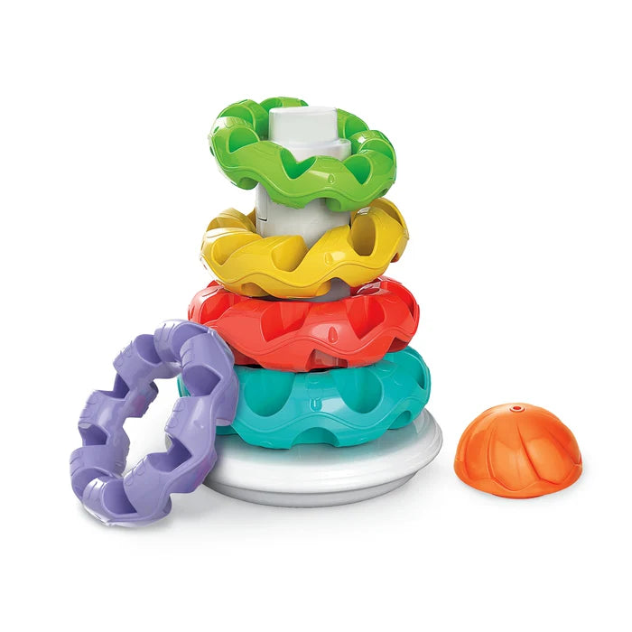 Juego Motricidad Aros Con Textura Bebés