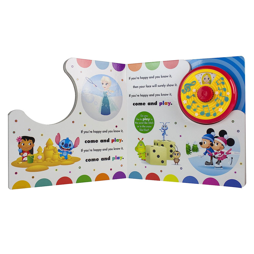 Libro Interactivo Gira Y Canta Disney Baby Español